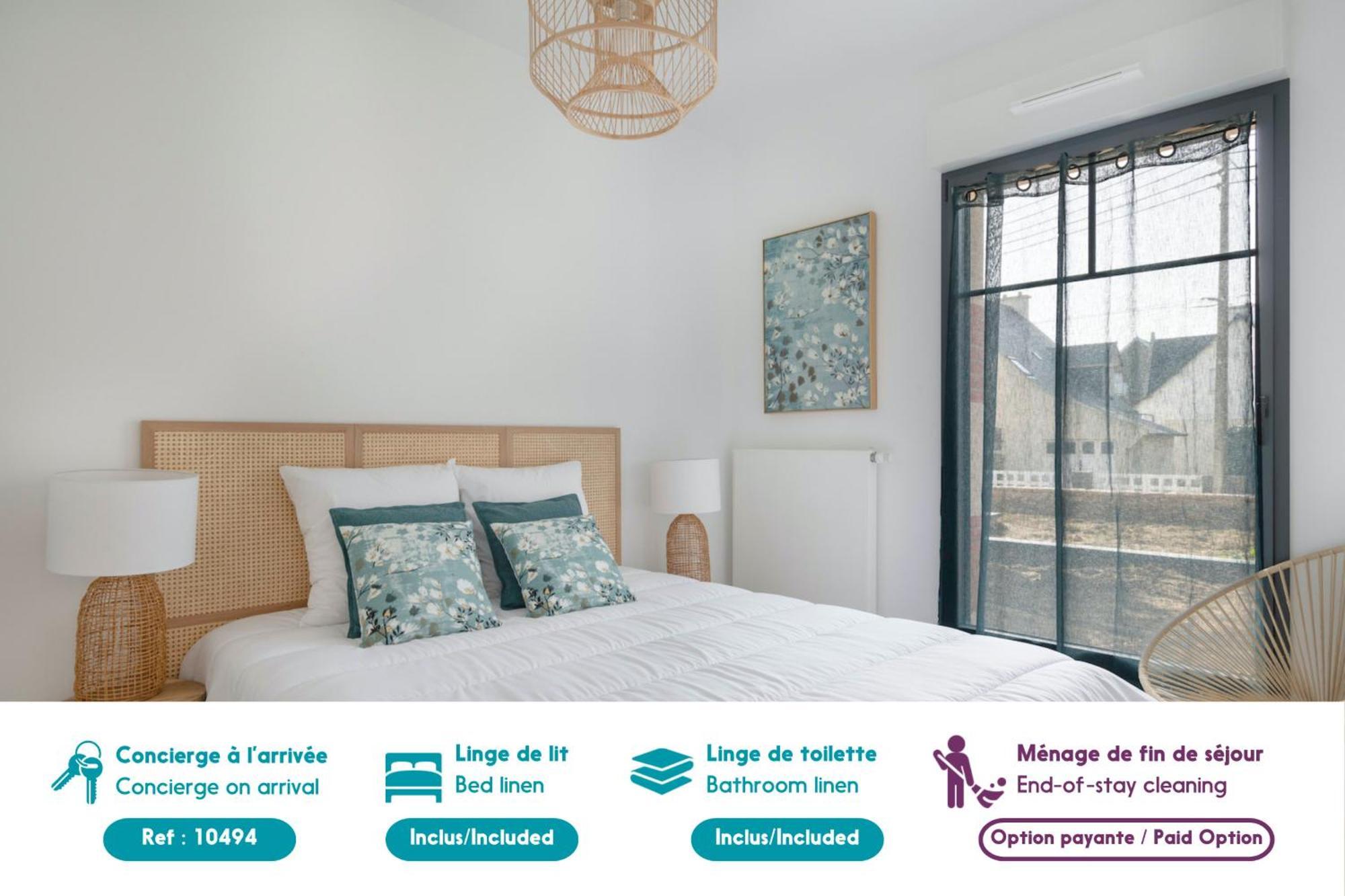 A 50M De La Plage, Bel Appartement Pour 6 Пленёф-Валь-Андре Экстерьер фото